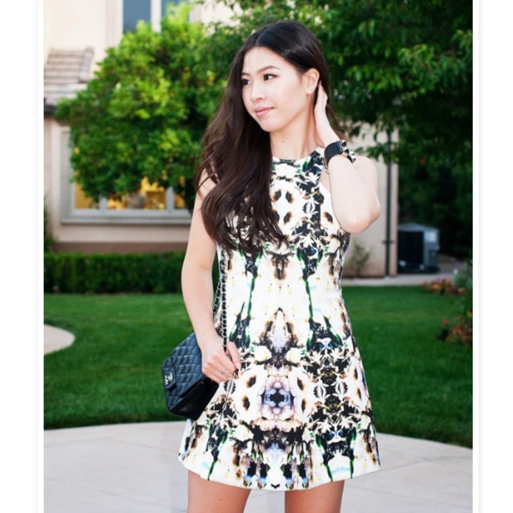 Finders Keepers Neoprene Kaleidoscope Dress